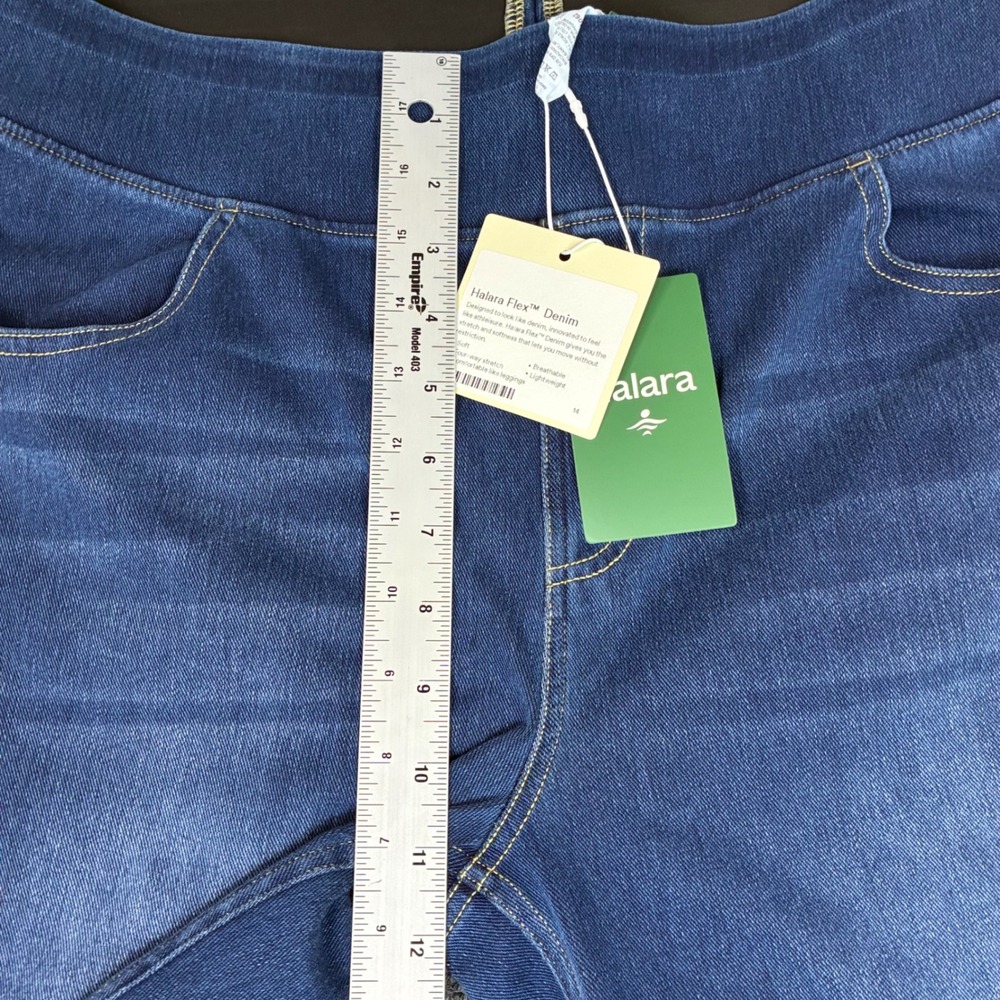 HALARA Women's Wide Leg Jeans in Denim Blue - Picture 7 of 10